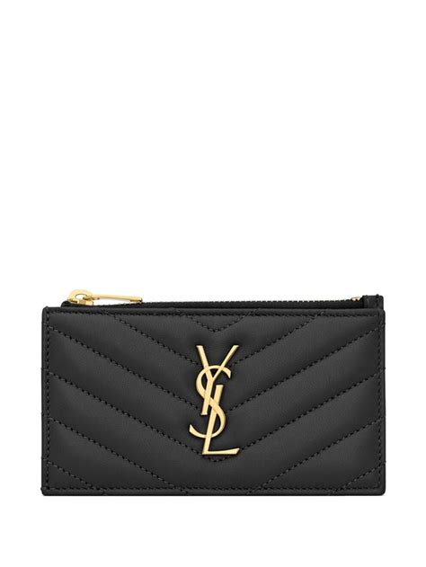 yves saint laurent pasjeshouder|Saint Laurent Womens Cardholders .